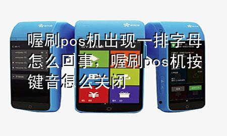 喔刷pos机出现一排字母怎么回事,喔刷pos机按键音怎么关闭